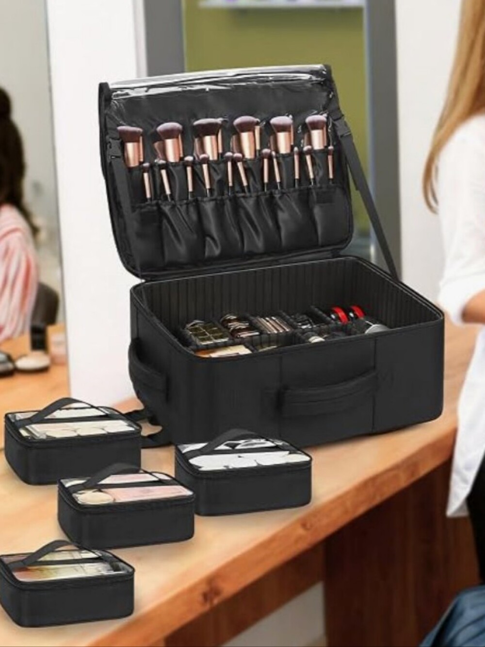Reiavei Professional Travel Makeup Organizer - Picture 6 of 9